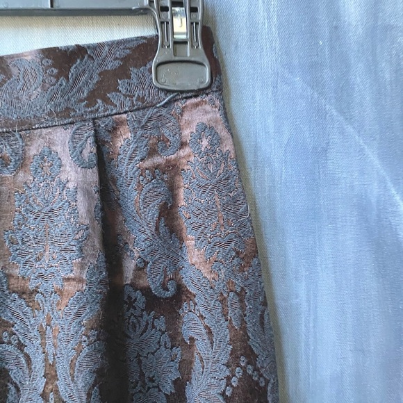 Vintage TOPSHOP Pailey Jacquard High Waist Pencil Skirt Size XS - S - Picture 2 of 8